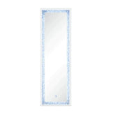Noralie Mirrored & Faux Diamonds Floor Mirror Model 97713 By ACME Furniture